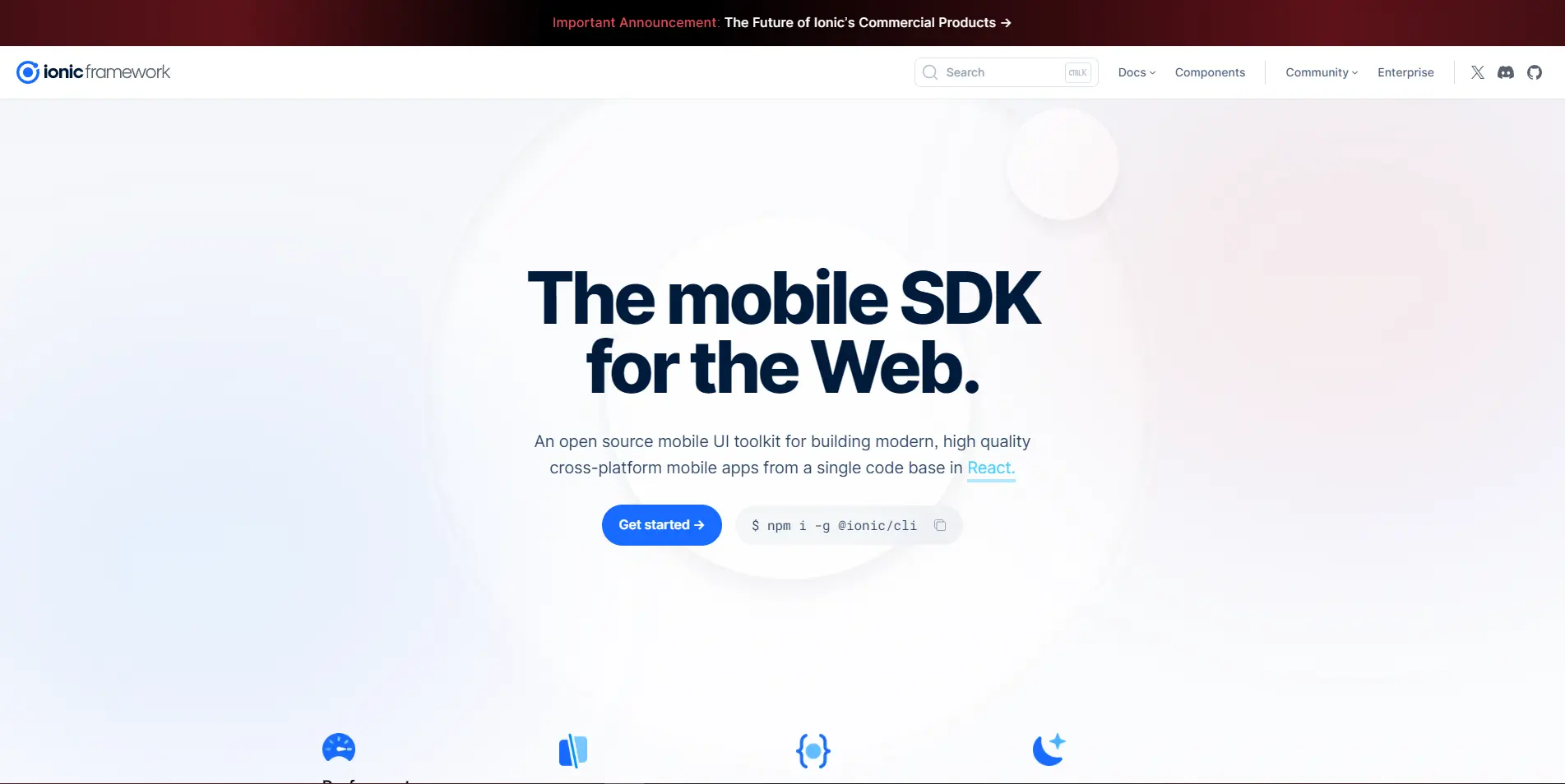 React Native Alternatives - Ionic