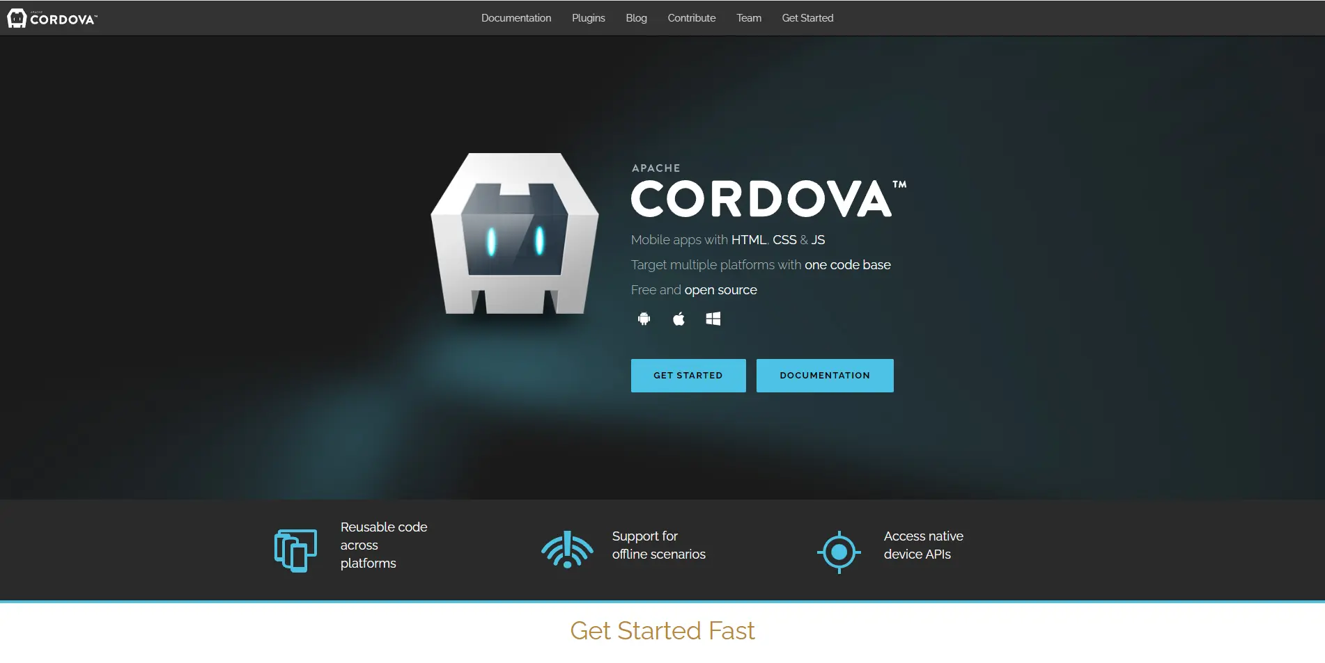 React Native Alternatives - Apache Cordova